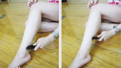 刮痧瘦小腿的具体方法是什么？